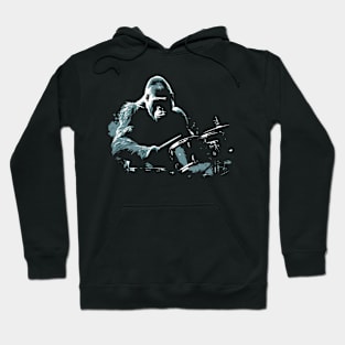 gorilla drummer Hoodie